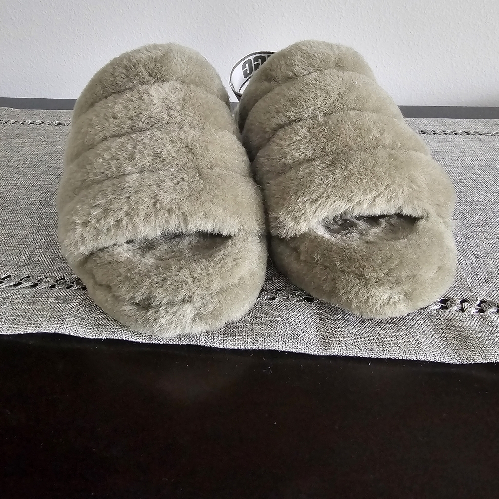 UGG slippers olive green